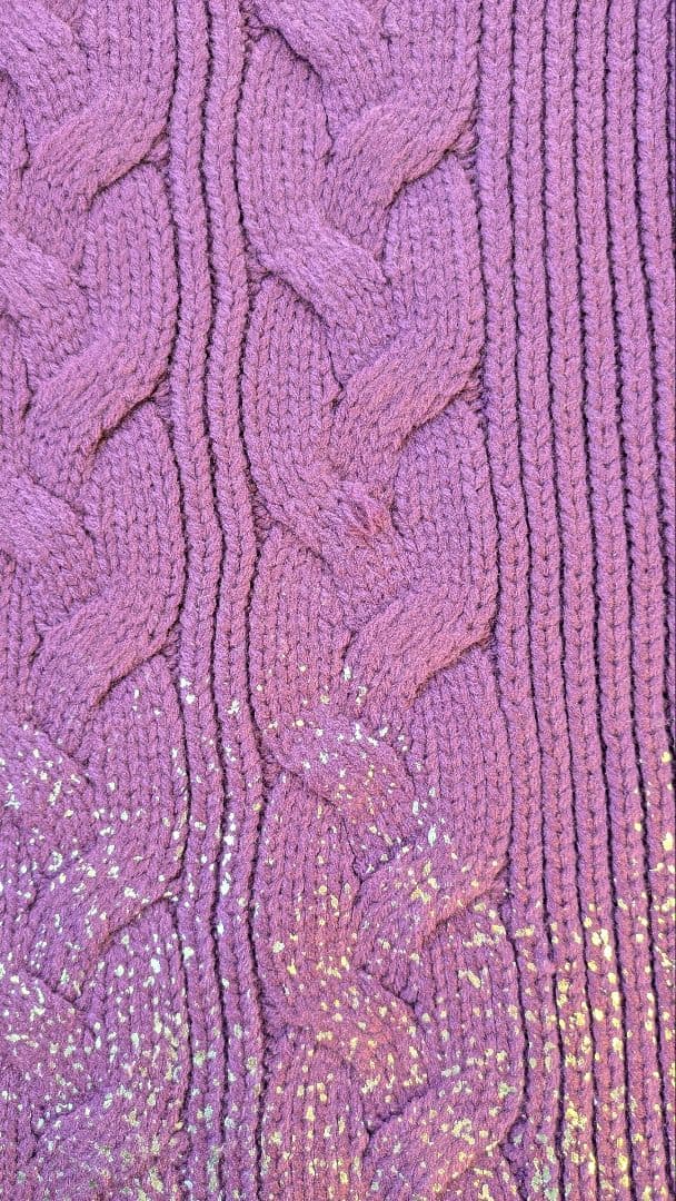 プロフ必読☆glamb ケーブル編み ニット☆オーバーサイズ - メルカリ