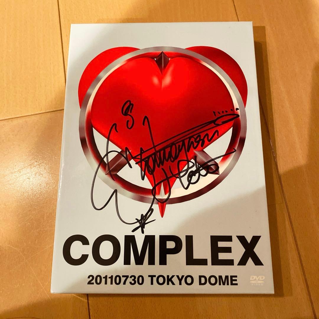 布袋寅泰　DVD サイン入り　COMPLEX 20110730 ギター　吉川晃司 Amazon.co.jp: COMPLEX 20110730 日本一心 TOKYO DOME DVD 2枚組 吉川