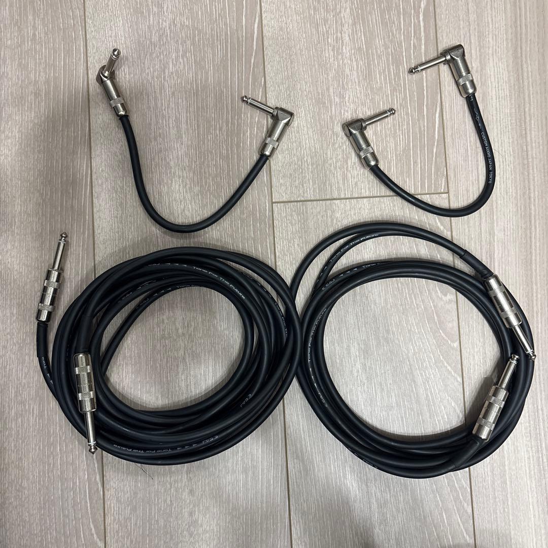 カスタムオーディオジャパン　シールド4本セット CAJ (Custom Audio Japan) Legacy I-I 3m ギターケーブル シールド S-S