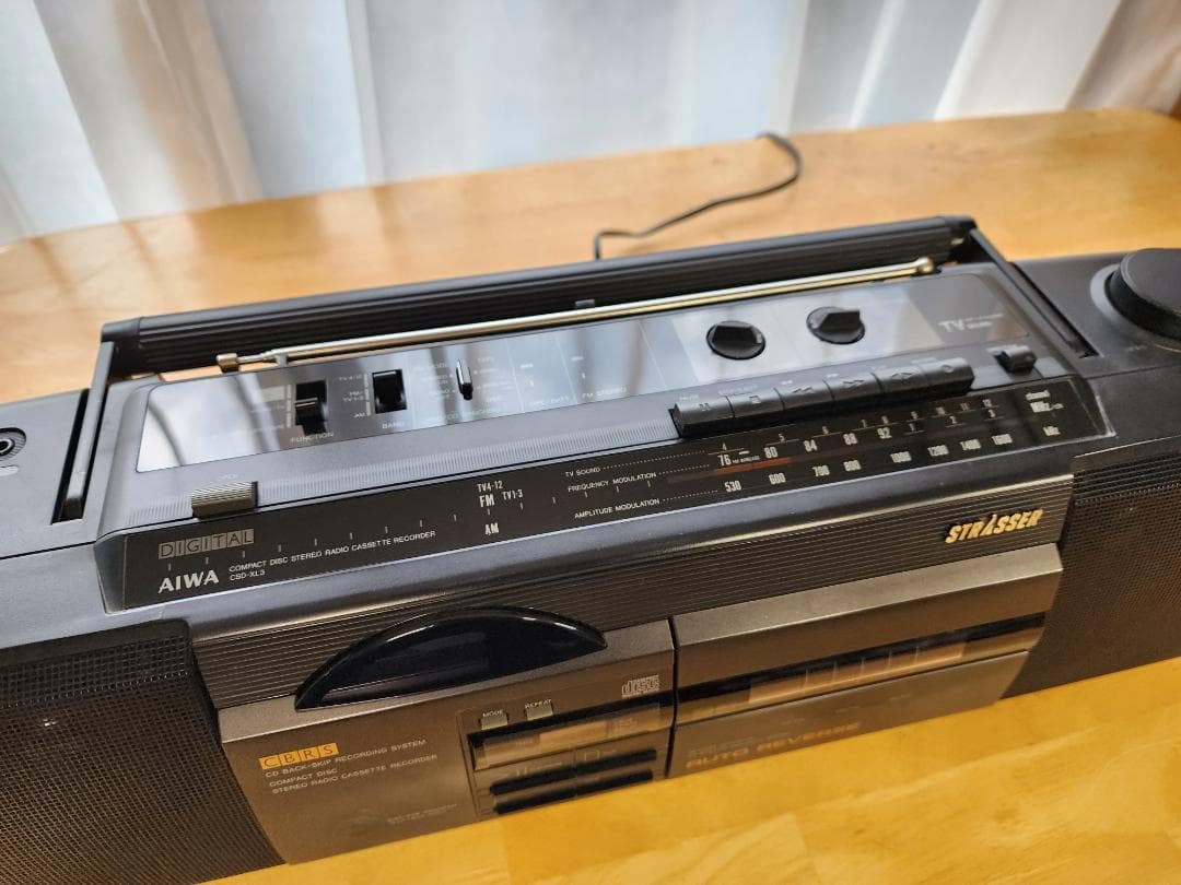 102 AIWA CSD-XL3 STRASSER CDラジカセ 完動美品 - メルカリ