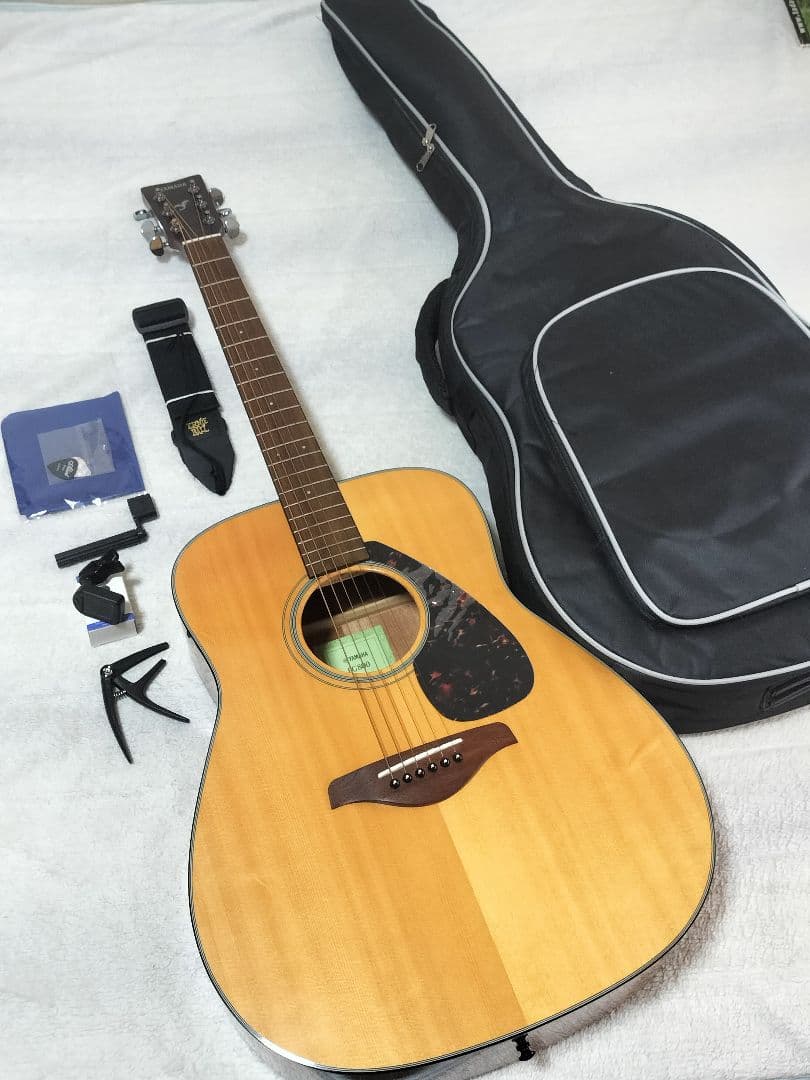 YAMAHA FG-800 トップ単板 ケース付 初心者にもオススメ YAMAHA / FG800 Natural (NT) 【Top単板】 ヤマハ アコースティック