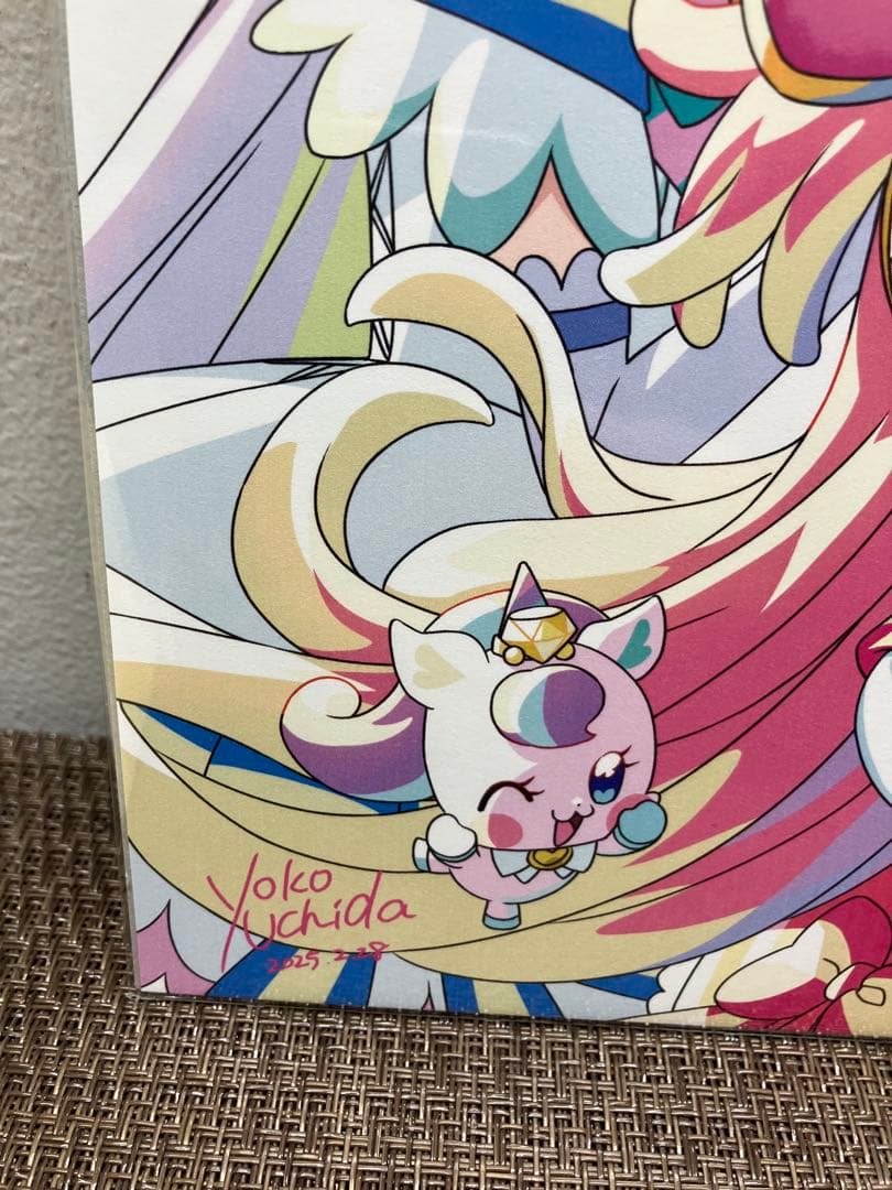 わんだふるぷりきゅあ！ ブルーレイ 全巻購入特典 描き下ろし 色紙