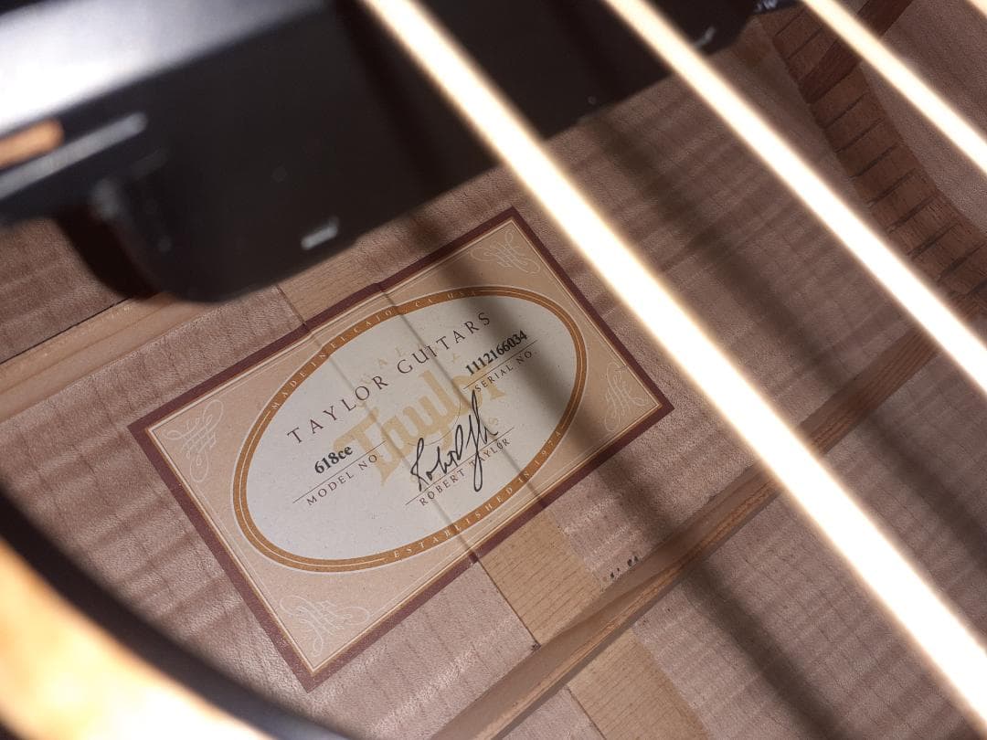 極上杢目 Taylor 618ce 貴重フローレンタインジャンボ 2016年製 - メルカリ