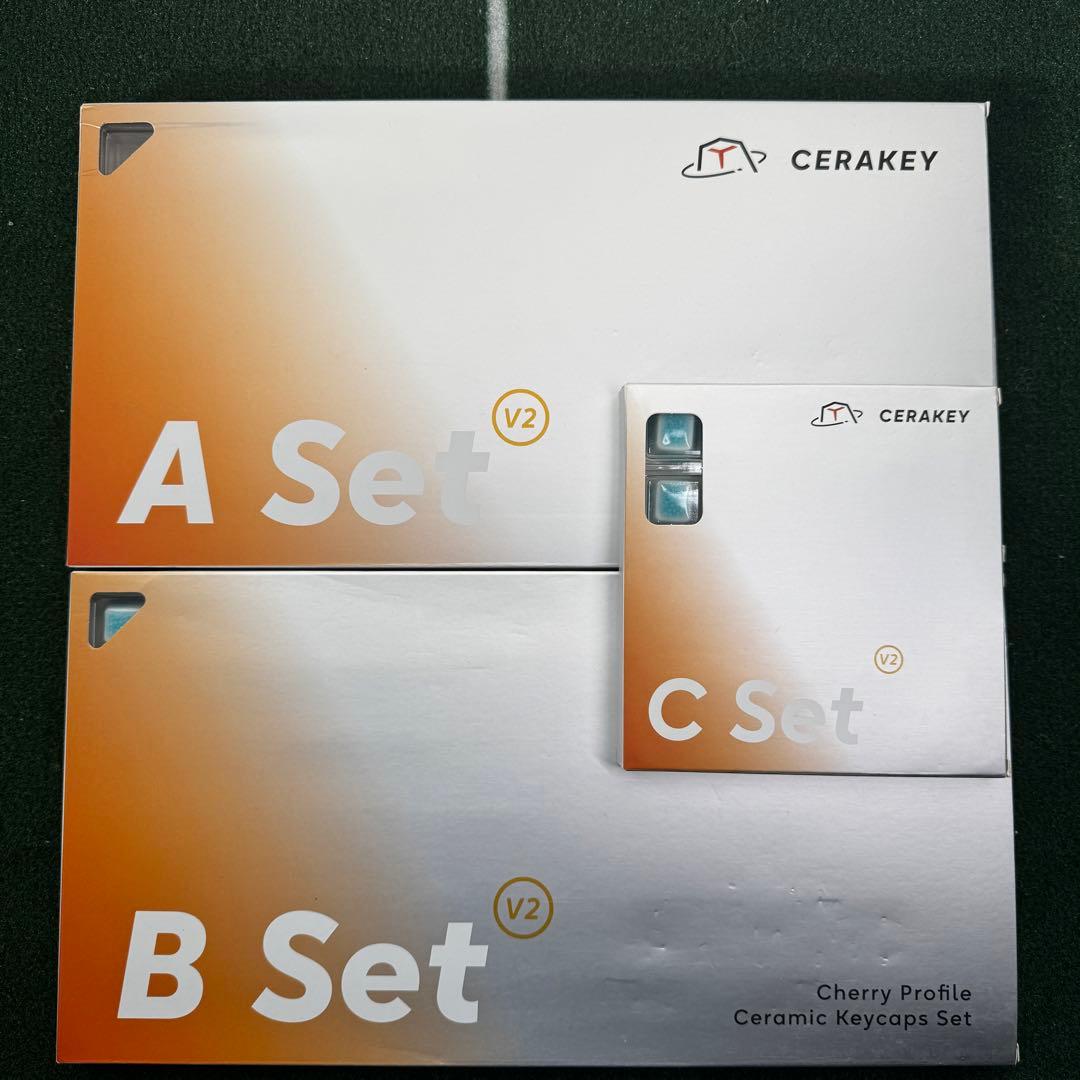 Cerakey Crazed 無刻印 余りセット 114 Keys Blue Crazed Ceramic Keycaps Set | Cerakey