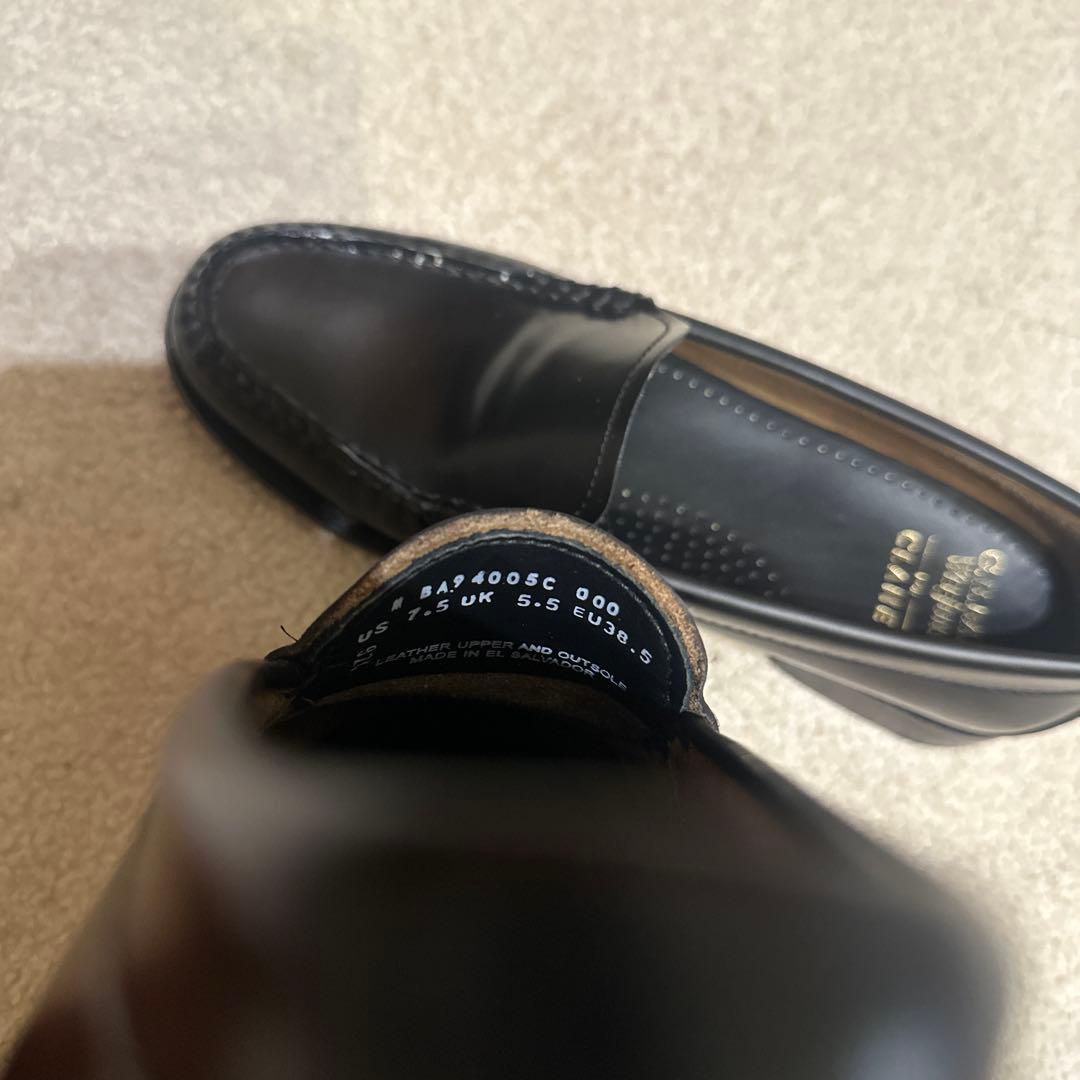 【CLANE×G.H.BASS】 Weejuns ブラックローファー