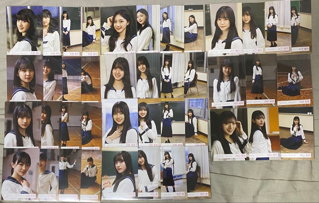 櫻坂46 生写真　夏の近道　まとめ売り Amazon.co.jp: 櫻坂46 生写真 夏の近道 MV衣装 4種コンプ 向井純葉