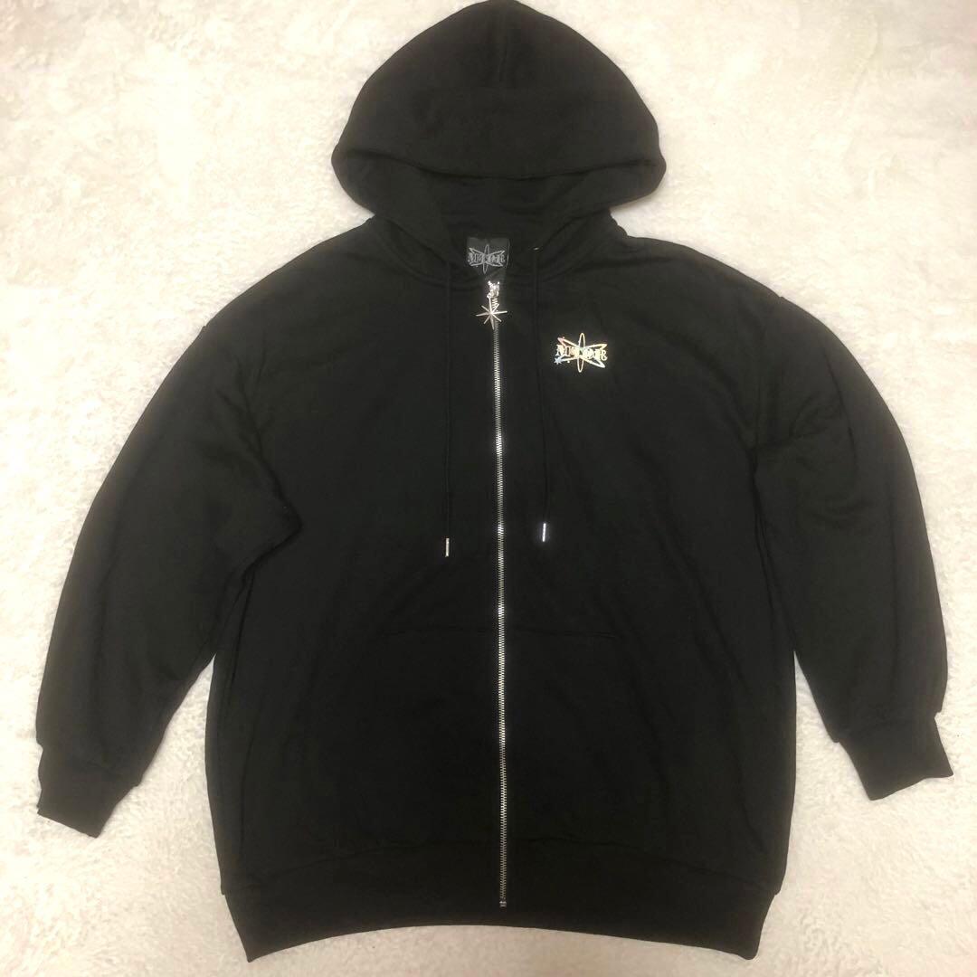 限定 めておら-Meteorites- ビッグシルエットパーカー ビッグプリント