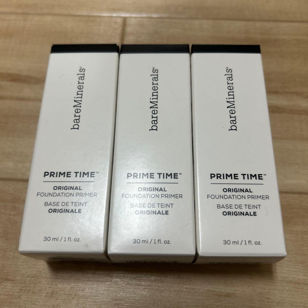 ベアミネラル　プライムタイム　メイクアップベース 30ml3個セット Amazon.co.jp: bareMinerals ベアミネラル プライム タイム デイリー