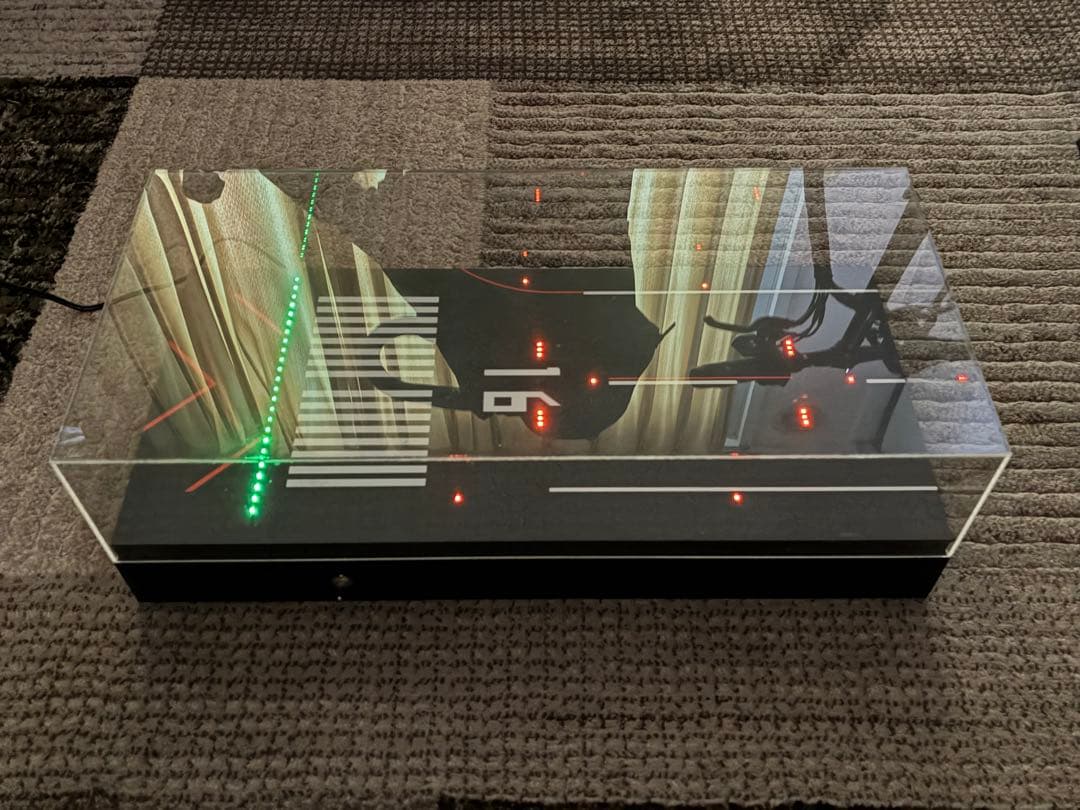 最終価格】福岡空港 RWY16 ジオラマ光ファイバーライトアップ 1/400