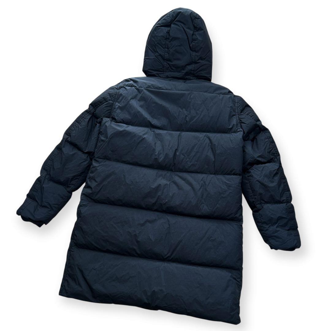 美品✨STONE ISLAND ロングダウン S ブラック ダウンコート 黒