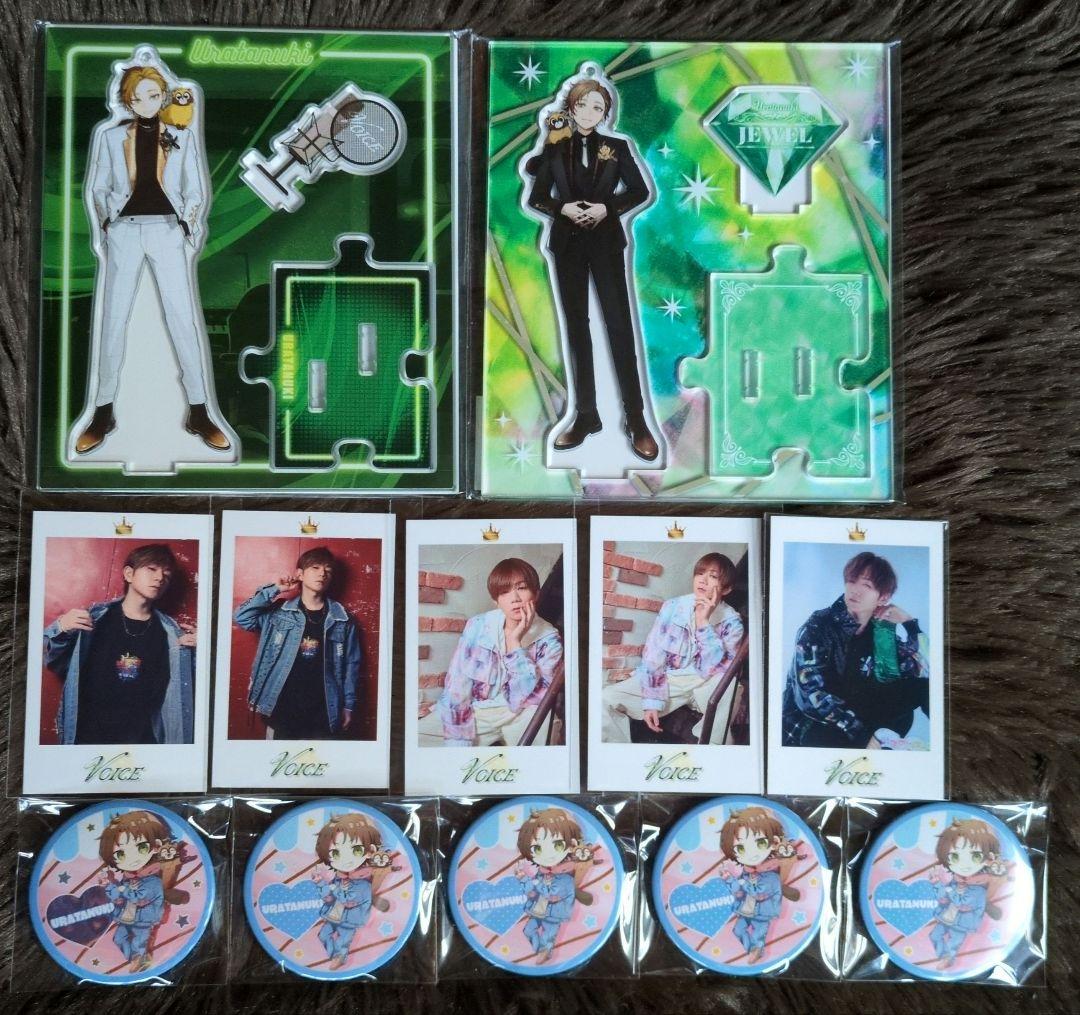 浦島坂田船 うらたぬき たぬワン 缶バッチ アクスタ ミニフォトカード