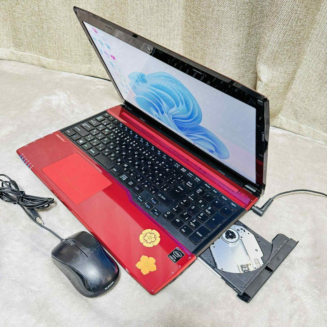 S237 富士通ノートパソコンWEBカメラSSD高速Windows11オフィス付