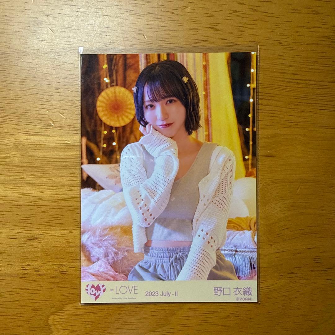 イコラブ 野口衣織 生写真 ナツマトペ MV衣装② チュウ - メルカリ