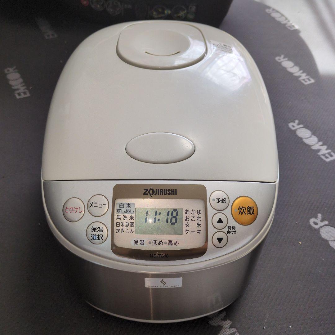 【値下げ！】1升炊き　ZOJIRUSHI 象印　NS-TC18型14年製 値下げ！】1升炊き ZOJIRUSHI 象印 NS-TC18型14年製