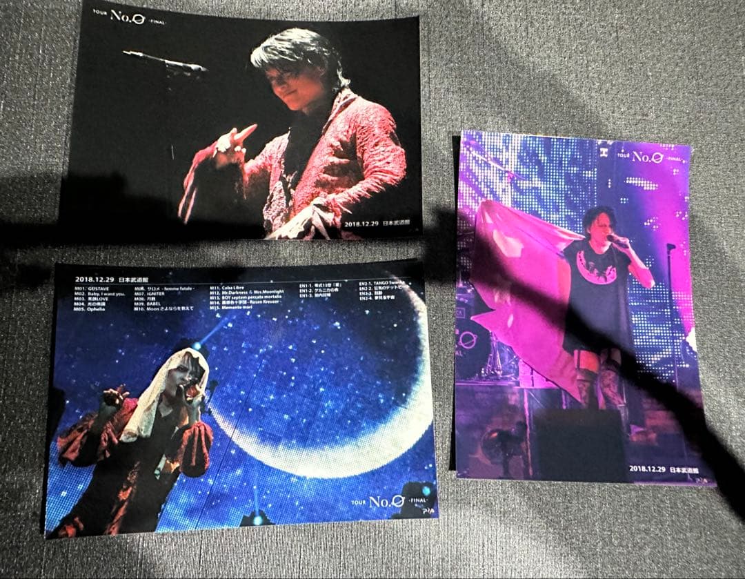 BUCK-TICK 櫻井敦司 No.0 日本武道館 メモカ 3枚 - メルカリ