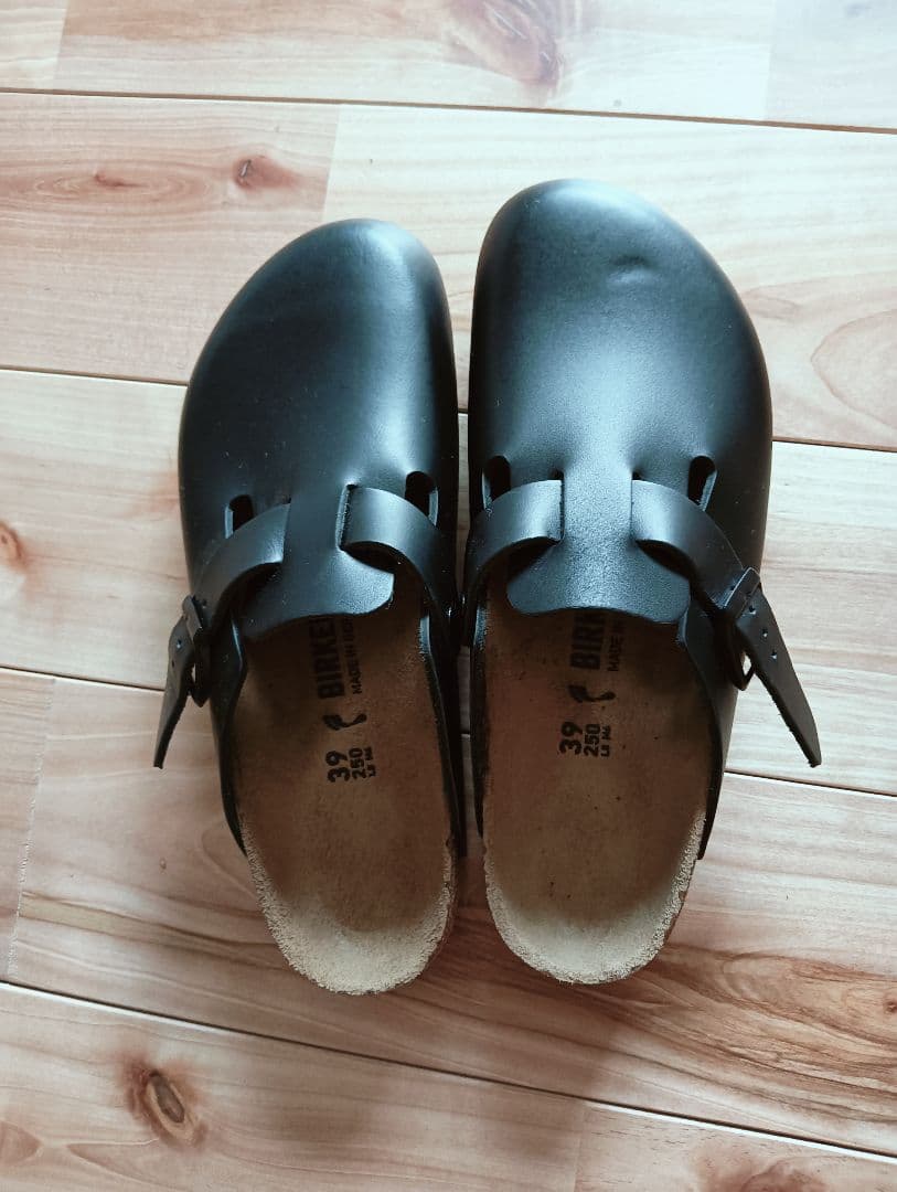 TS249様専用。ビルケンシュトックボストン黒 39ナロー