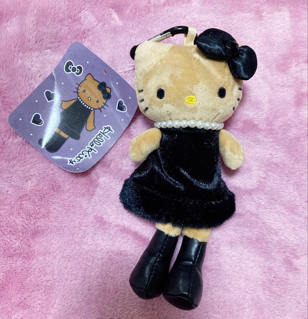 ハローキティ スタイルアップマスコット 黒ドレス 足長キティ 日焼け