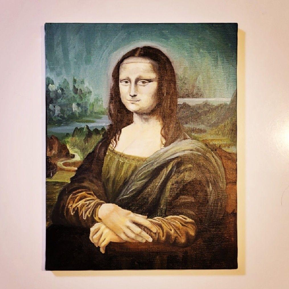 モナ・リザ／レオナルド・ダ・ヴィンチ(模写) モナ・リザ／レオナルド・ダ・ヴィンチ(模写) 商品実物の写真です