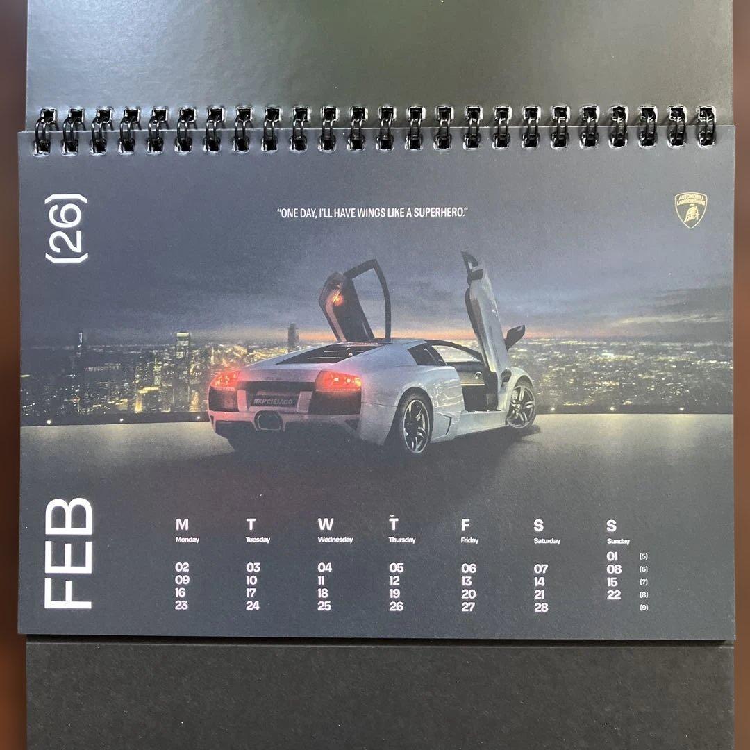 非売品 2026年 ランボルギーニ 卓上カレンダー - メルカリ