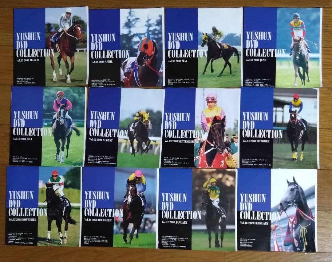 《美品》競馬雑誌『優駿』DVDコレクション（全120本）+その他DVD