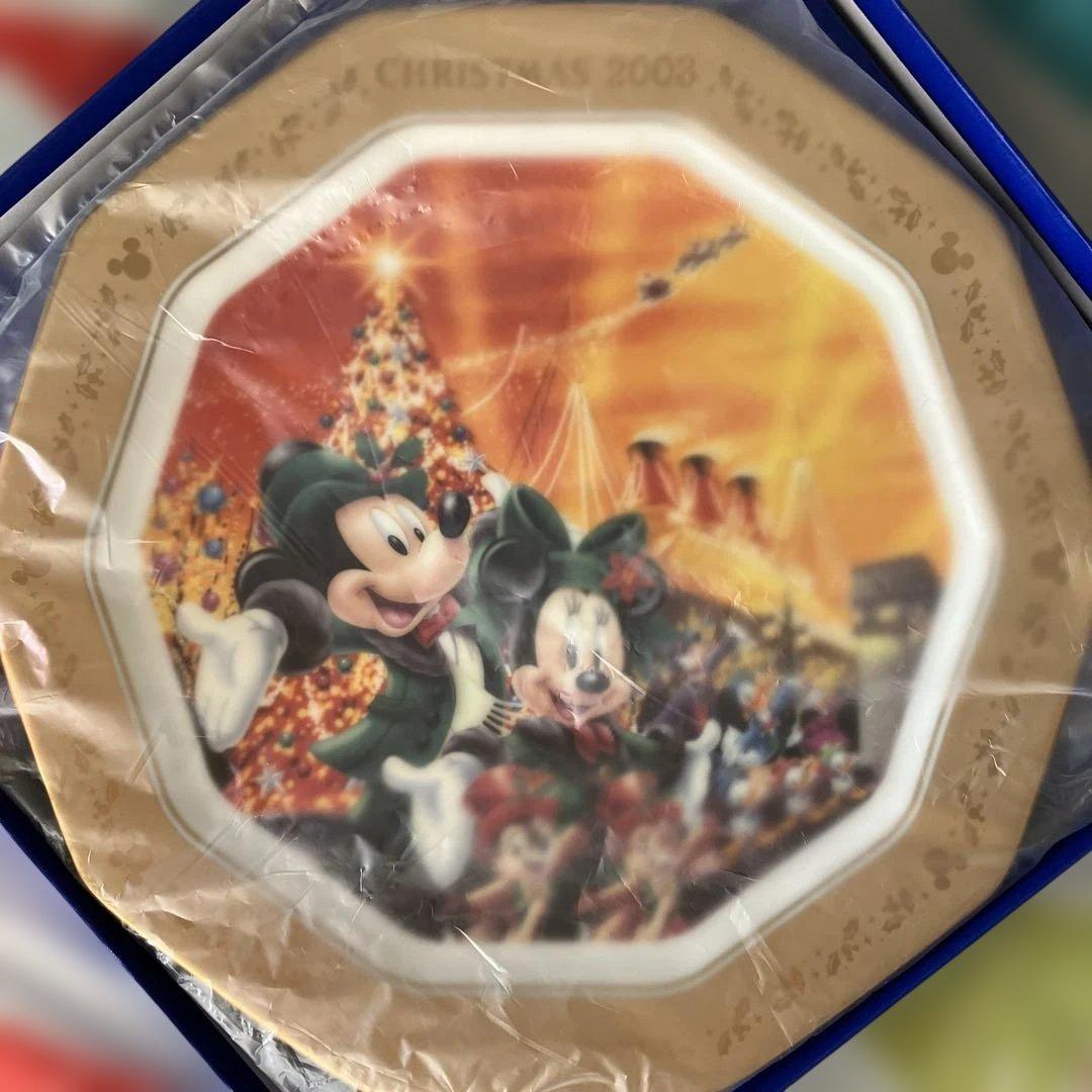 限定 東京ディズニーシー クリスマスプレート 2003 ハーバーサイド 船 夕日