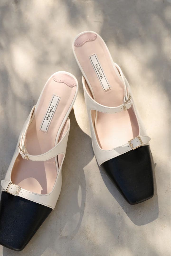 herlipto Mademoiselle Mules【vanilla】 39