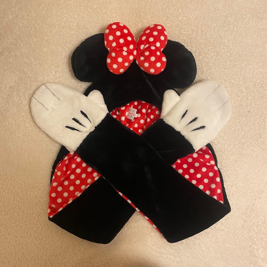 ディズニー ミニー マフラーキャップ ファンキャップ 正規品 完売品 即