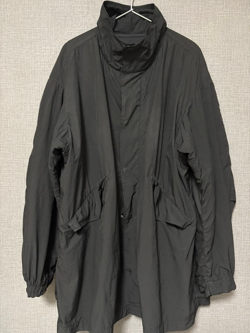 （とまと）ATON AIR WEATHER SHORT MODS COAT Namu Shop - Aton Air Weather Short Mods Coat - Charcoal Gray