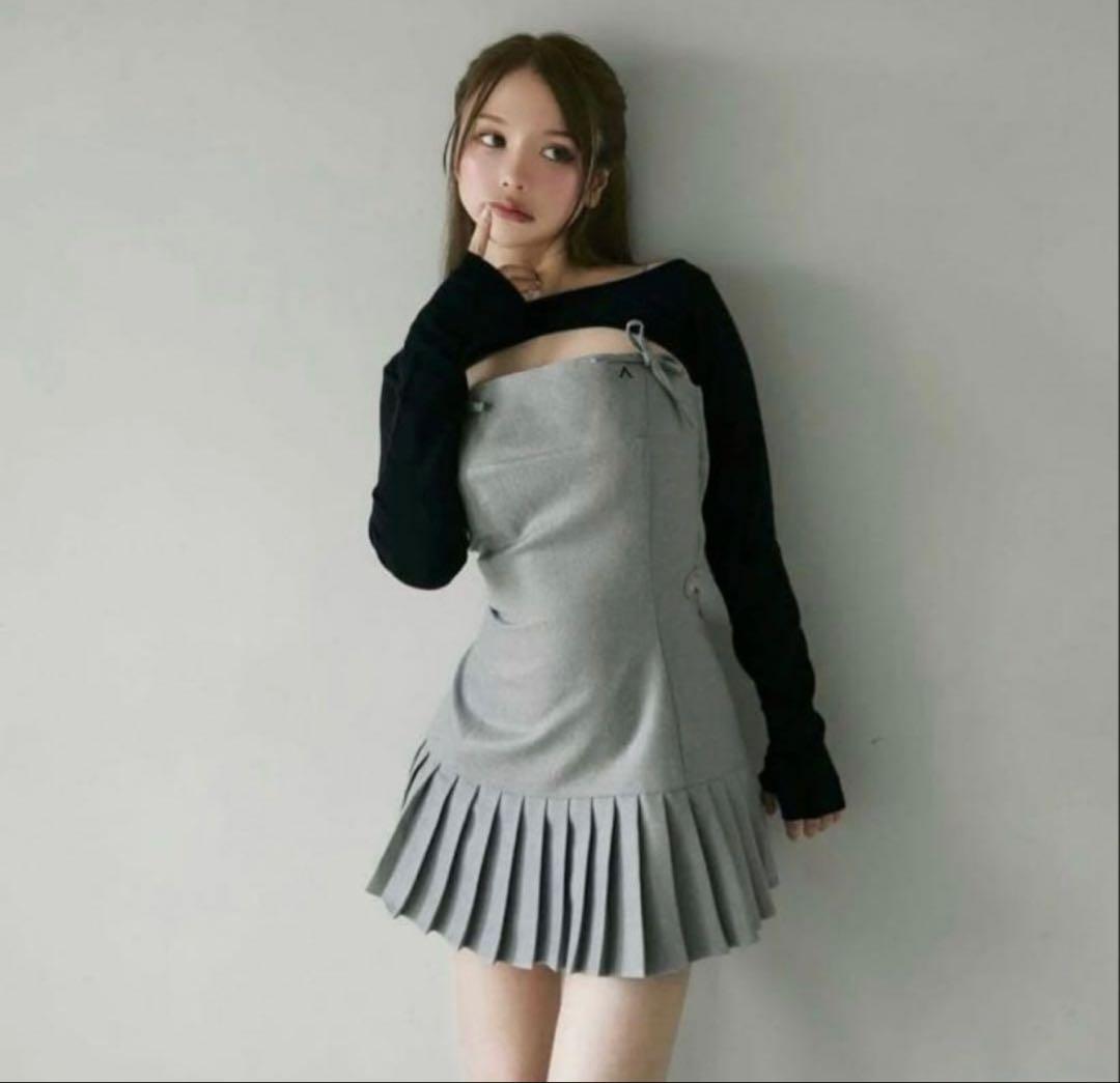 ANDMARY Karen knit set mini dress Sサイズ - メルカリ