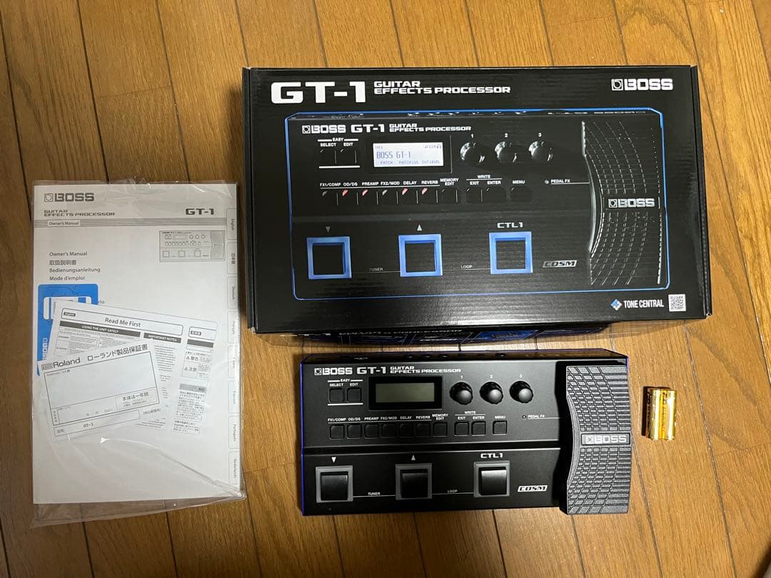 《動作確認済み》BOSS GT-1/取り扱い説明書・箱有
