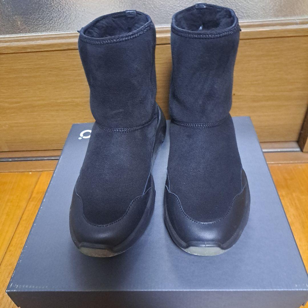 エコー　ムートンブーツ（ブラック）24.5cm