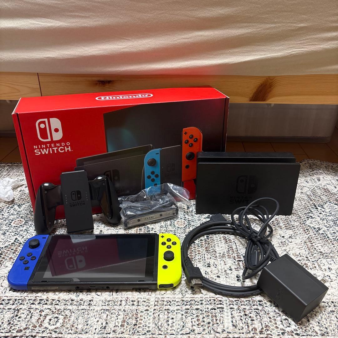 【中古】Nintendo Switch 付属品完備 おまけあり Nintendo Switch ニンテンドースイッチ 付属品全てあり おまけ付き