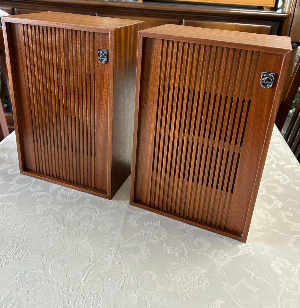 フィリップスPHILIPSオリジナル1970年代 スピーカー　ペア美品 フィリップスPHILIPSオリジナル1970年代 スピーカー ペア美品 - メルカリ