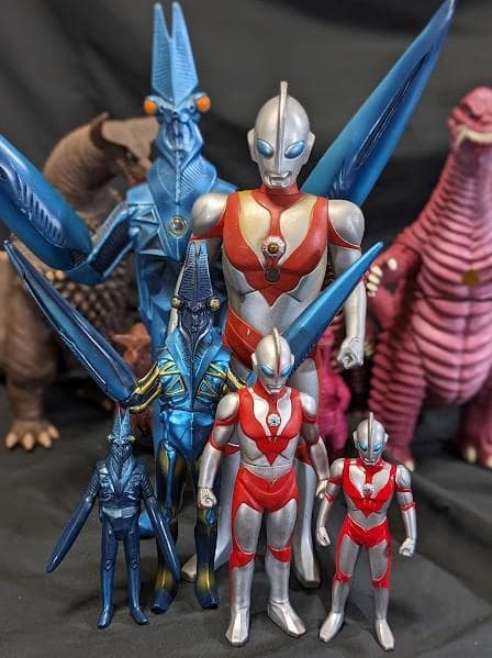 ウルトラマンパワード＆登場怪獣・宇宙人（バンダイ）ソフビフィギュア