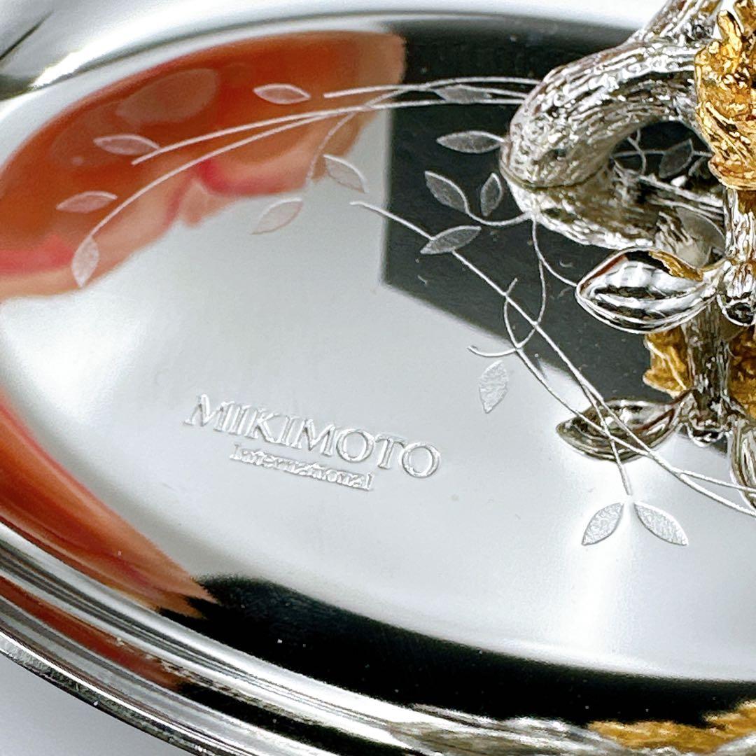 美品♡ミキモト♡MIKIMOTO ジュエリートレイ トレー 鳥 パール 巣