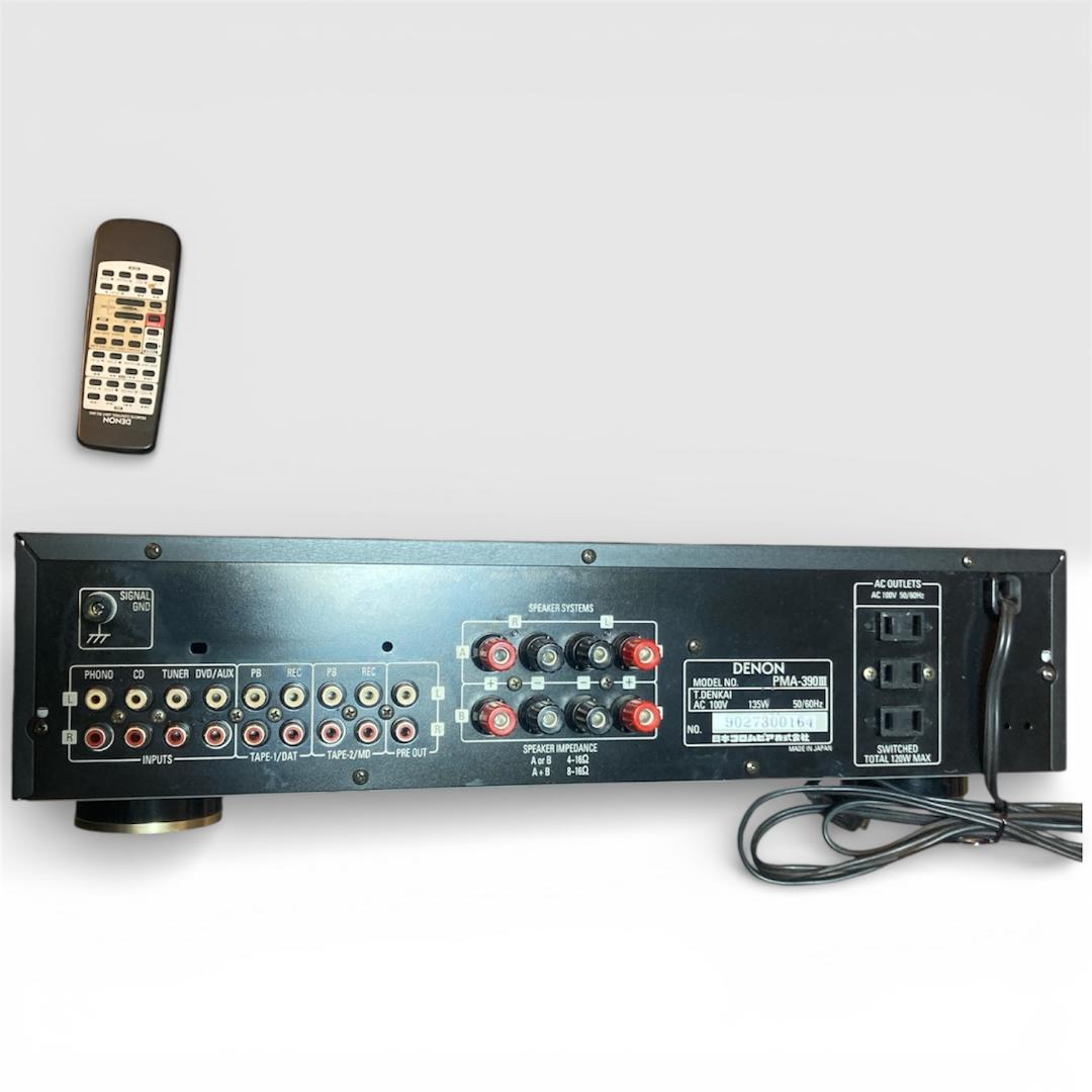 動作確認済】DENON プリメインアンプ PMA-390Ⅲ（橘猫様専用） | Shop