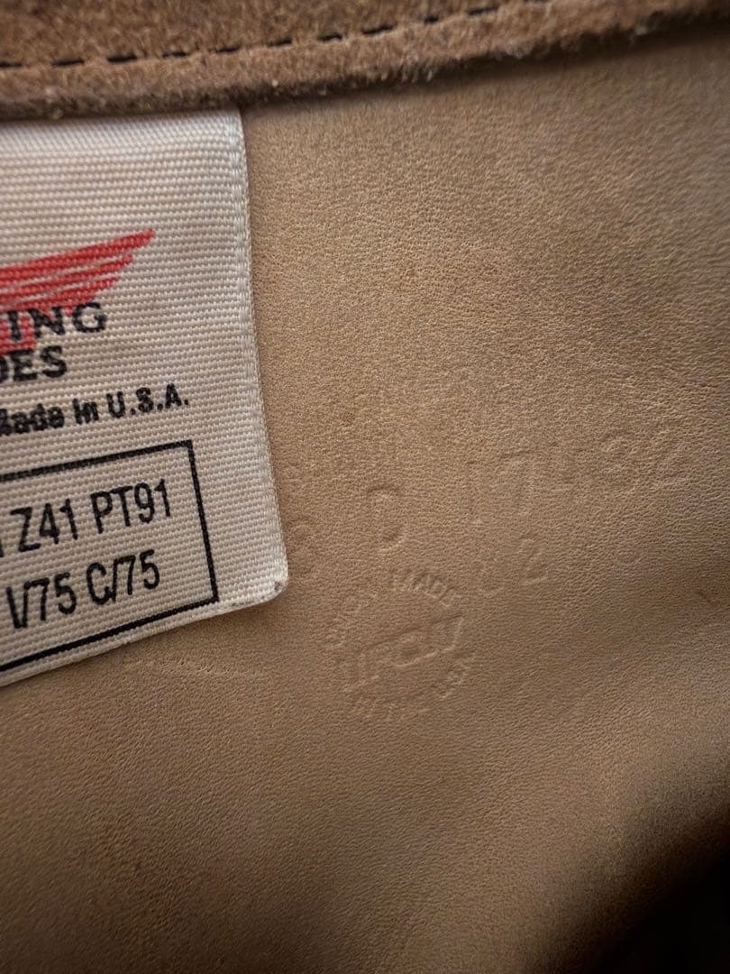 ⚫︎REDWING レッドウィング8268 エンジニア 8D刺繍タグ - メルカリ