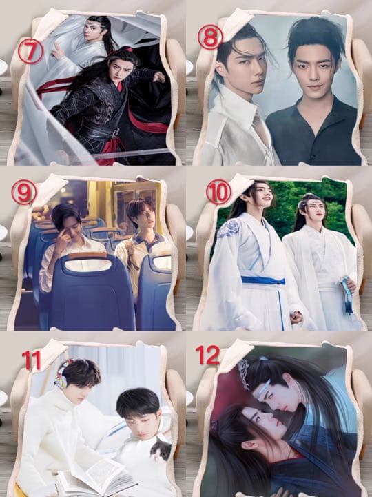 王一博 陳情令 ブランケット 100×150cm 2層厚み 冬向け 肖戦