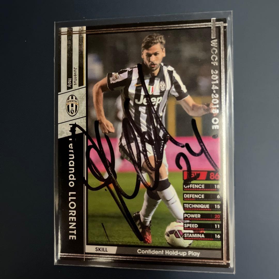 WCCF ユベントス10選手直筆サイン入りカード - メルカリ