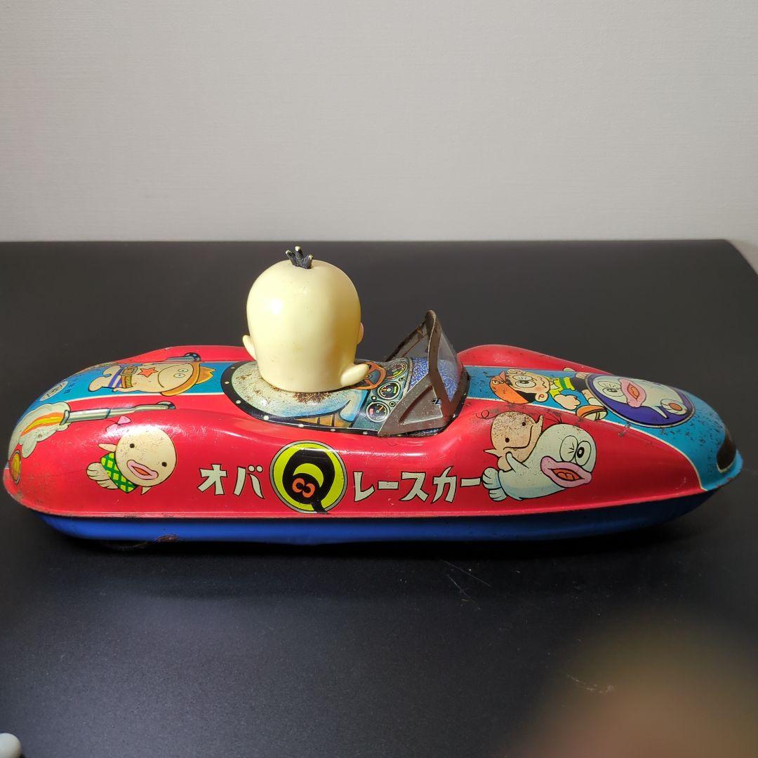 昭和レトロ オバケのQ太郎 オバQ レースカー ブリキ - メルカリ