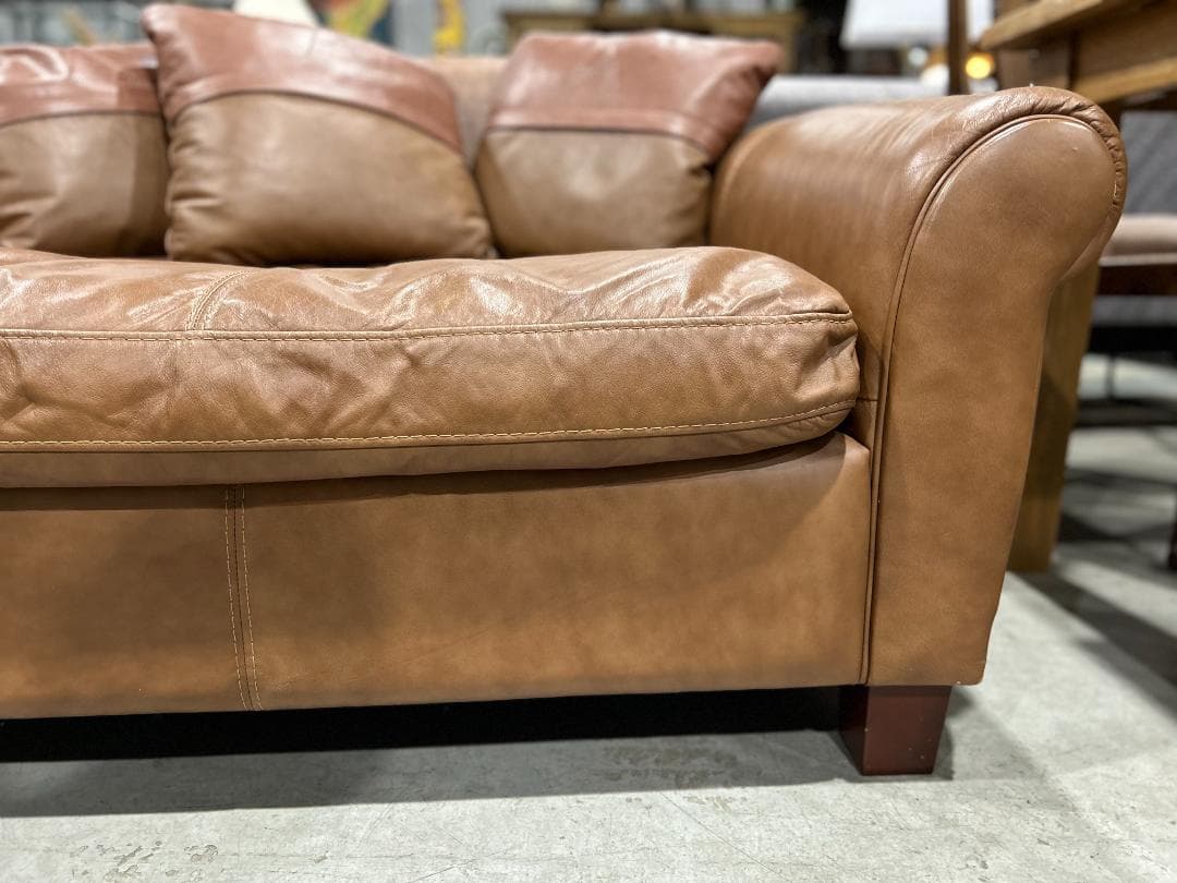 HALO / ハロ｜GIL ギルソファ｜1.5P レザー ラブソファ｜総本革