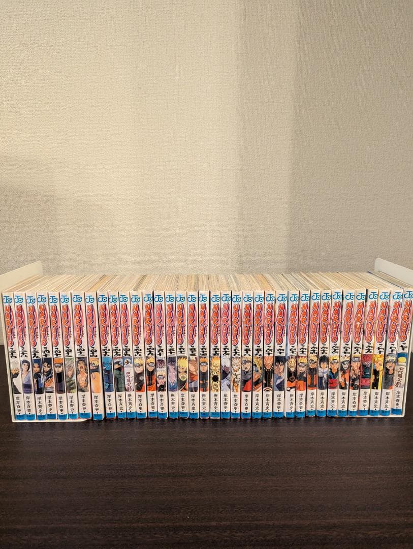 初版47冊・全巻カバー付 NARUTO ナルト 全巻 完結セット - メルカリ