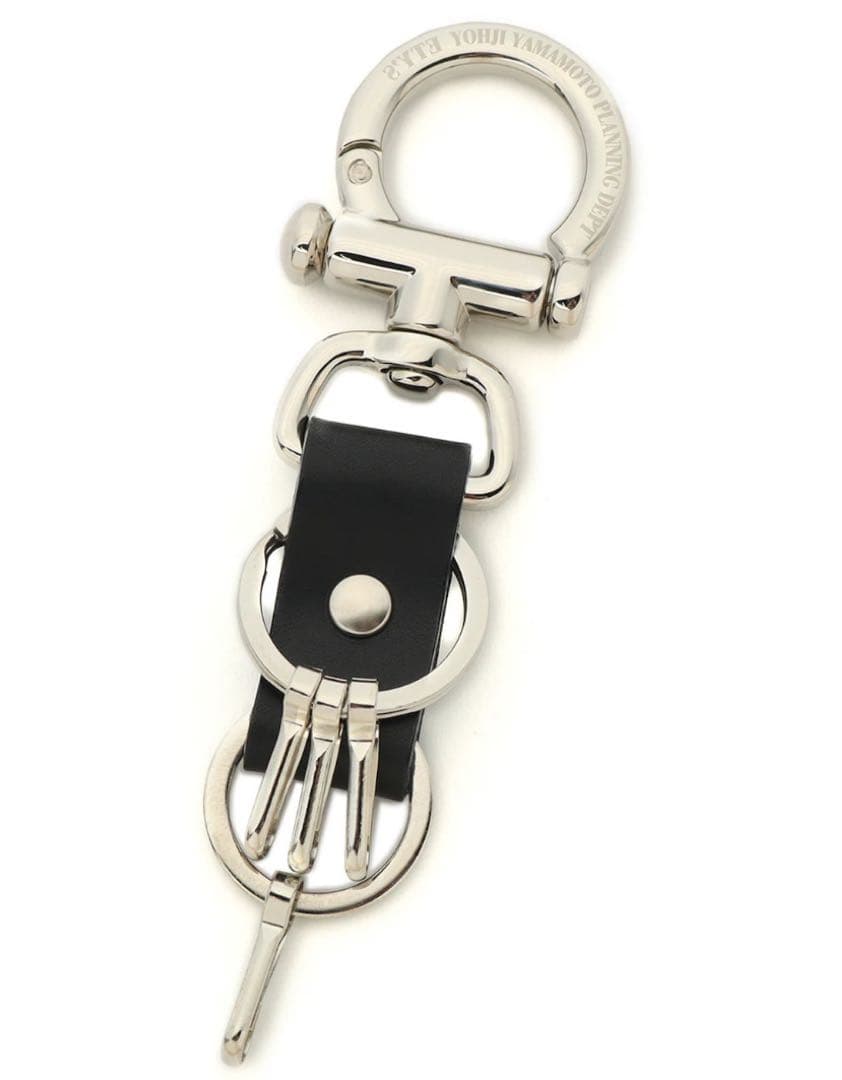 小物 S'YTE BAR STYLE LEATHER STRAP KEY FLOCK BAR STYLE LEATHER STRAP KEY FLOCK(FREE SIZE Silver): S'YTE｜THE
