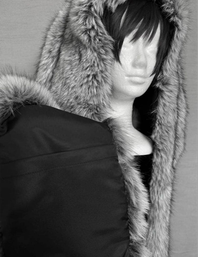 gibous×dependoll うさ耳ファーマフラー gibous×dependoll rabbit milky fur muffler