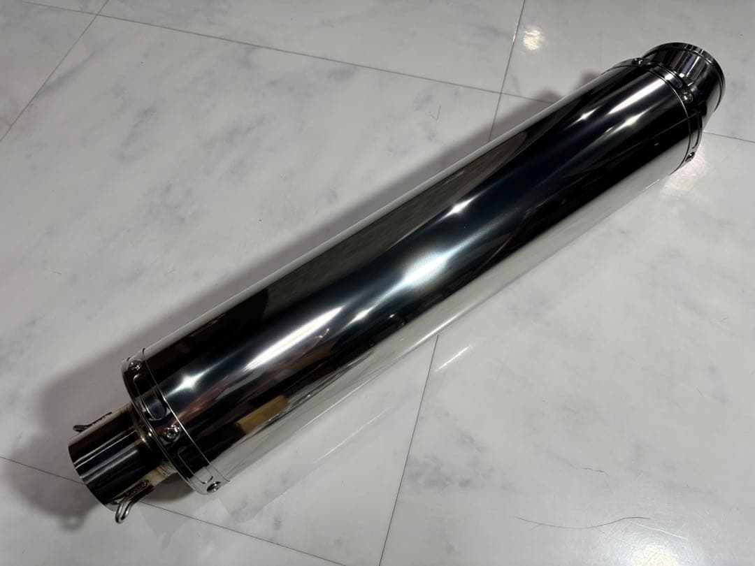 リアライズ　汎用サイレンサー　100φ×450 50.8φ スラッシュ 新品