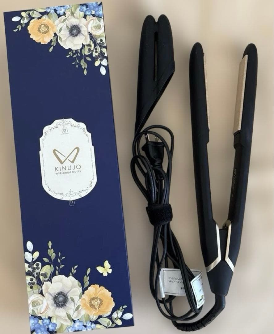 KINUJO（キヌージョ）シルクプレート 海外兼用ストレートアイロン DS200 KINUJO（絹女） 海外対応 ストレートアイロン DS200 W-worldwide model