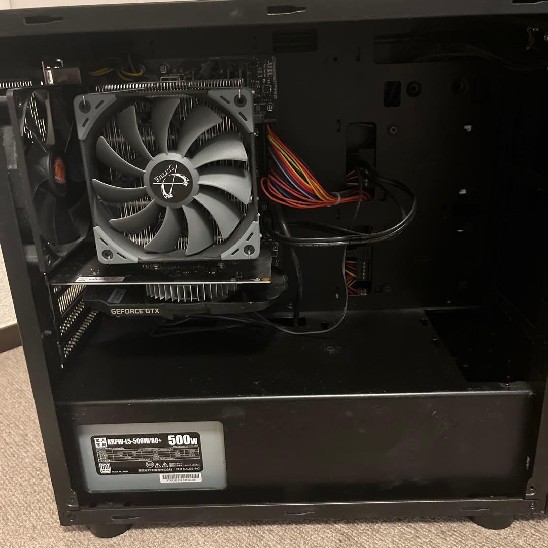 自作PC i7 9700 GTX1650 1.5TB