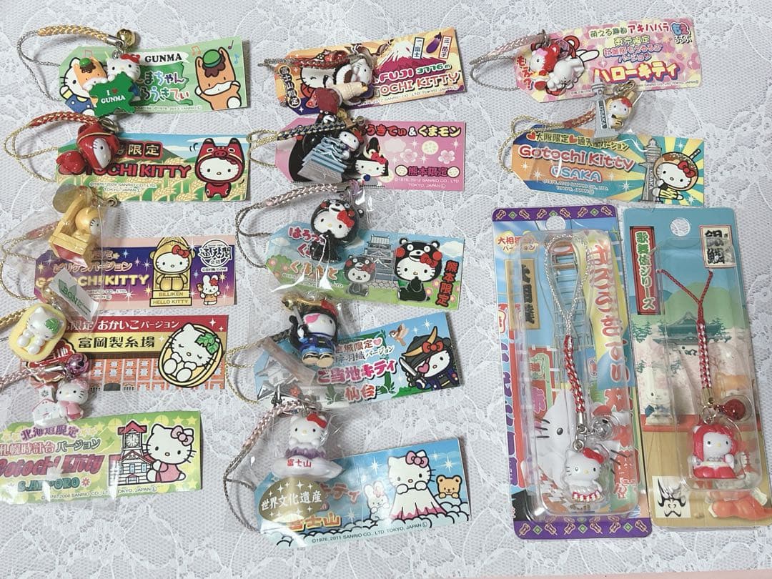 ご当地キティ キーホルダー 根付け ご当地キティ ハローキティ 根付け ストラップ キーホルダー ご当地
