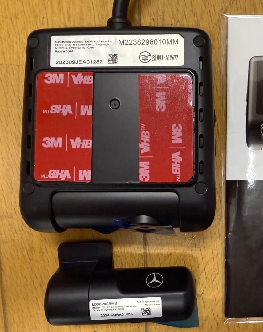 メルセデスベンツ純正 360度ドライブレコーダー 前後 microSDカード付