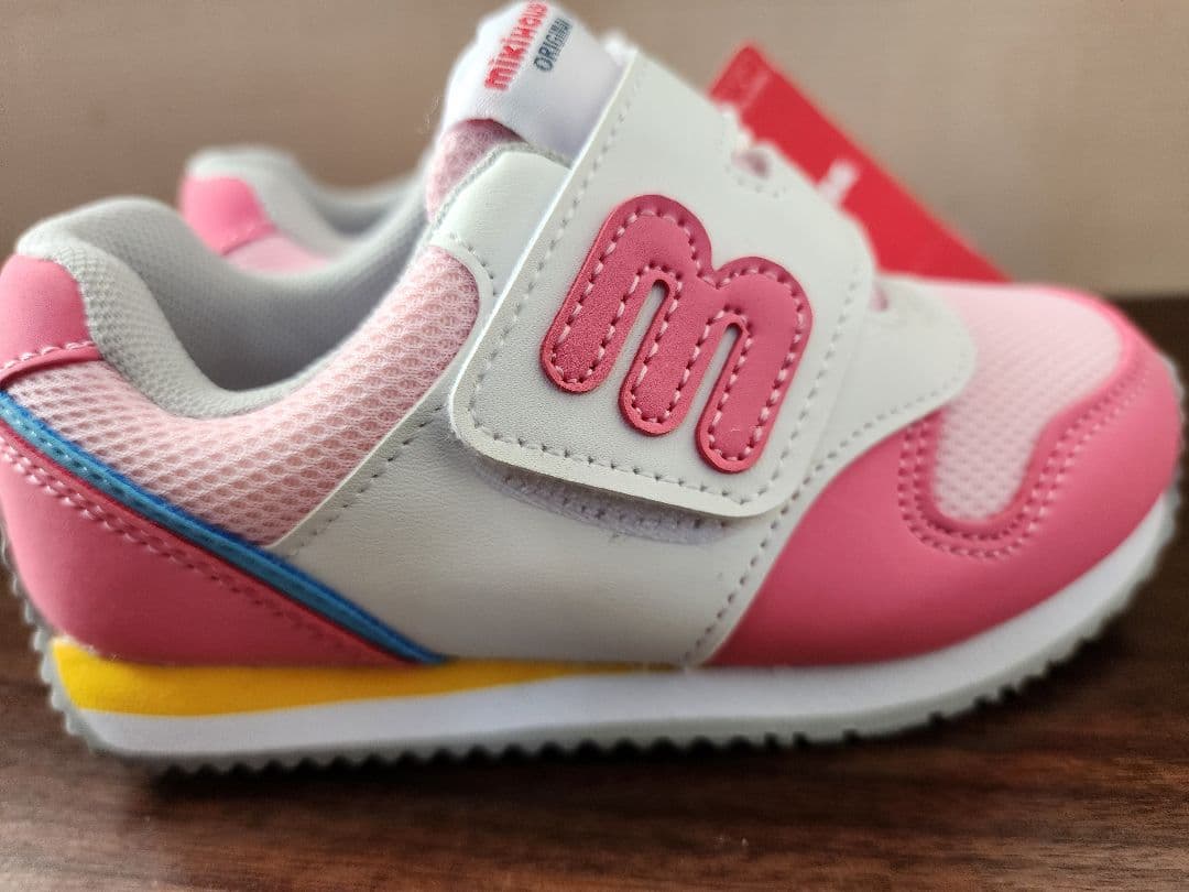 値下げ!新品 ミキハウス ピンク スニーカー 16cm